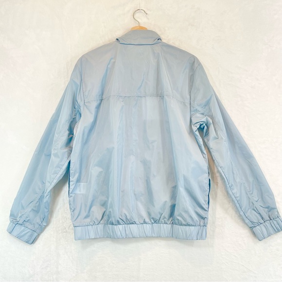 Rains Track Jacket Windbreaker Unisex Sky Blue Size Small Womens Mens NWOT - Picture 8 of 16